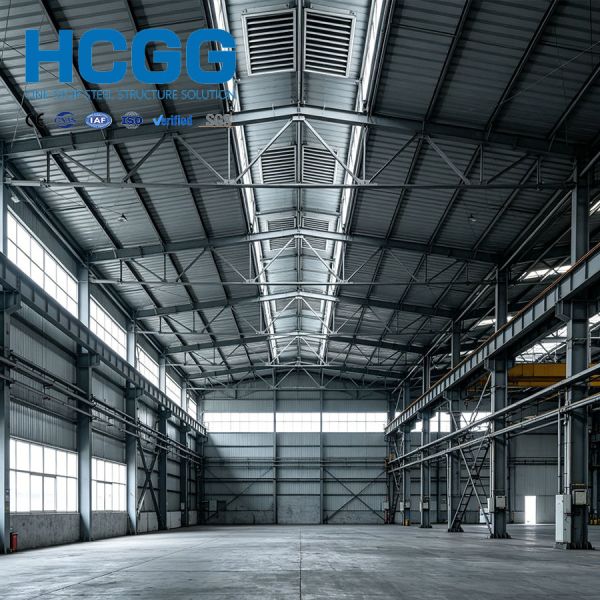 Prefabricated Steel Structure Industrial Park Building Large Span Steel Frame Factory Workshop