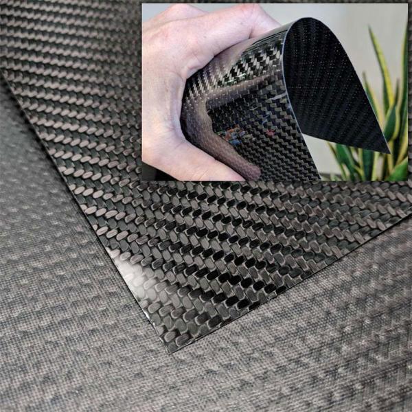 Corrosion Resistance 1mm Carbon Fiber Sheet High Strength Gloss Finish