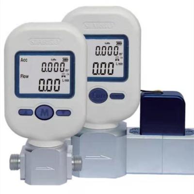 O medidor de fluxo eletrônico MF5700 da massa do gás de Digitas comprimiu o fluxo de nitrogênio do oxigênio do ar