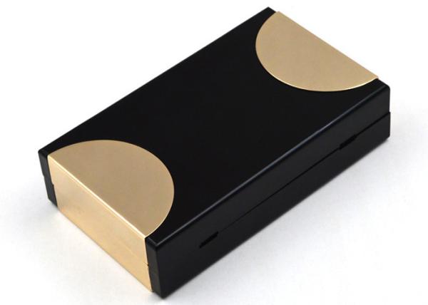 Black Box Golden Chain Acrylic Clutch Bag For Evening Banquet Metalic17 * 10 * 4.5