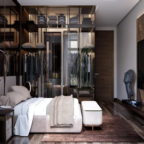 High Quality Customize Wardrobe Home Furniture Wooden Modern Design Master Wardrobe