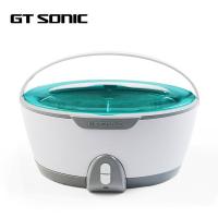 Mini limpador ultrassônico de alta frequência 450ml 5 minutos desligamento automático para lavagem do anel de dentadura