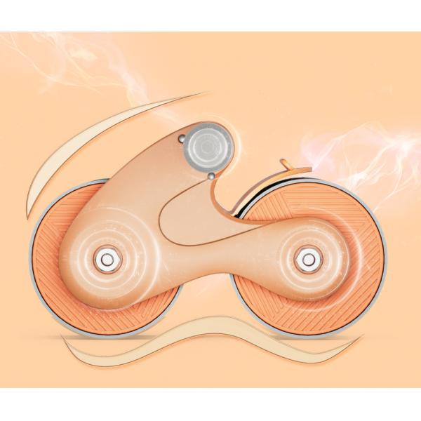 Home Workout Arms 10cm Fitness Ab Wheel Abdominal Automatic Rebound Rollers