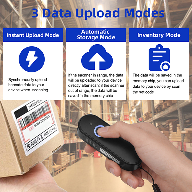 Блок развертки штрихкода ODM CMOS 617nm QR 1D Bluetooth OEM для инвентаря