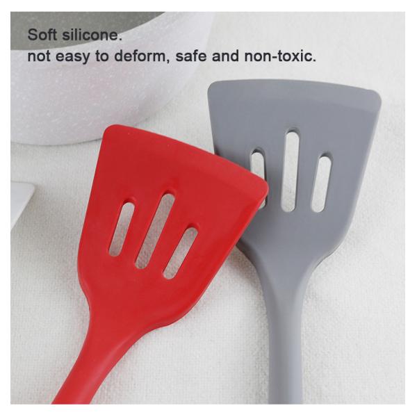 Лопаткоулавливателя бака набора Kitchenware силикона качества еды ODM OEM Eco безопасного дружелюбный