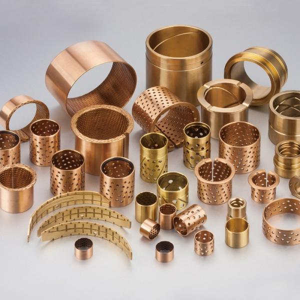 CuSn8,  Cylindrical Wrapped Bronze Bearings