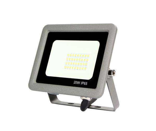 A luz de inundação 30000hours do diodo emissor de luz de 0.5PF 80lm/W IP65 conduziu a luz de inundação Dimmable