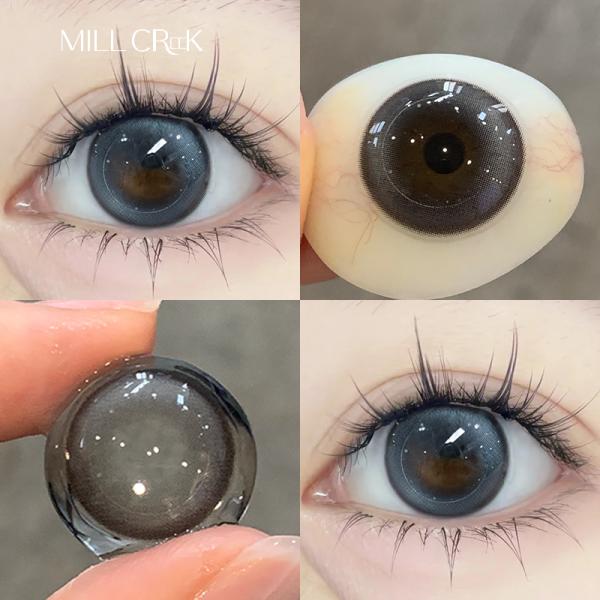 40% Water Content Yearly Colored Contact Lenses 14.0-14.5mm Diameter Millcreek Lenses