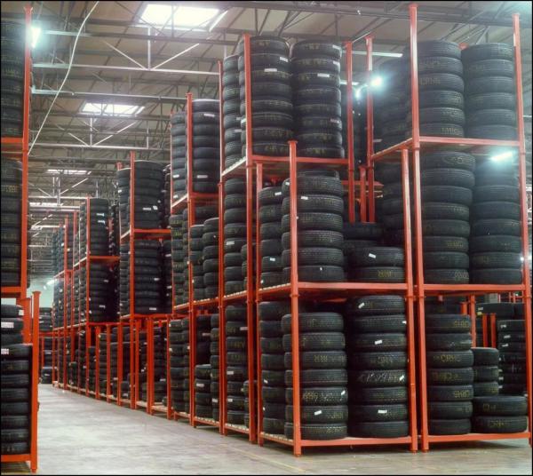 Truck Tires Lorry Tyres Foldable Steel Stacking Tyre Racks