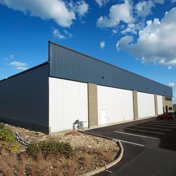 Steel Structure Gymnasium Sports Arena Building 40m x 65m x 14m High Clearance Truss Construction