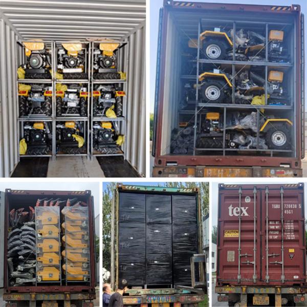 18hp Full Time 4x4 Gasoline Mini Tractor With Back Rotary Euro V Certified Engine