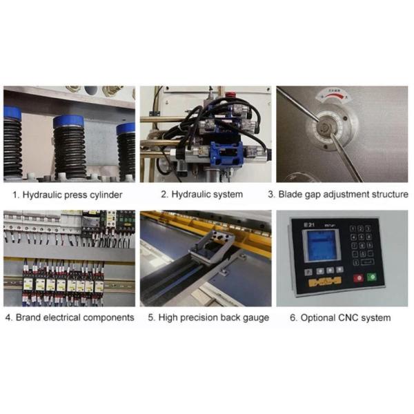 Metal Sheet Cutting Function 4kw Alligator Shear Hydraulic Guillotine Shearing Machine