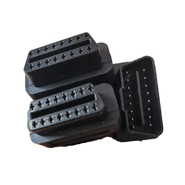 Extension Data OBD2 Y Cable Elbows 16 Pin 1 Male To 2 Female