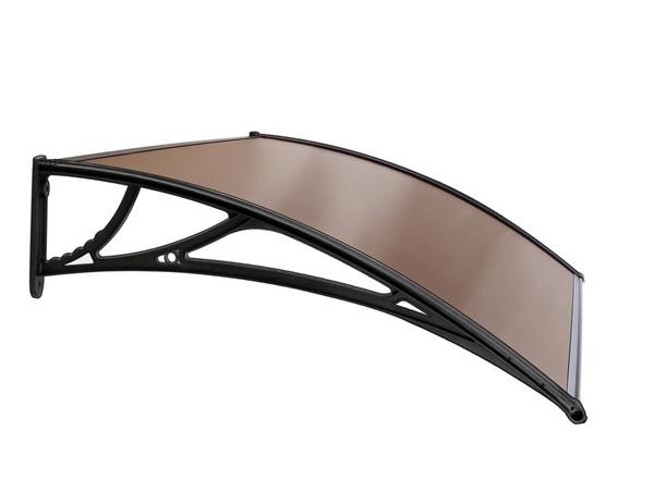 Waterproof Outside Door Canopy Sun Shelter UV Resistant Alu Patio Balcony Use