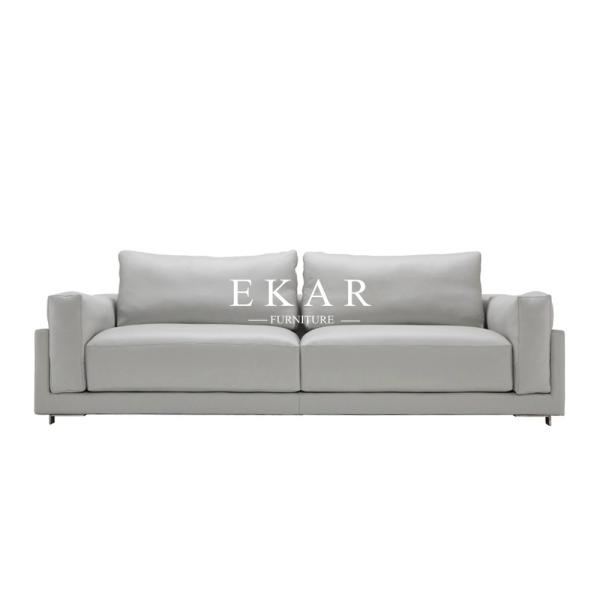 American Contemporary Style 2017 New Living Room Furniture High Class Genuine Leather Sectional Sofa Sets  ZZ-T-012