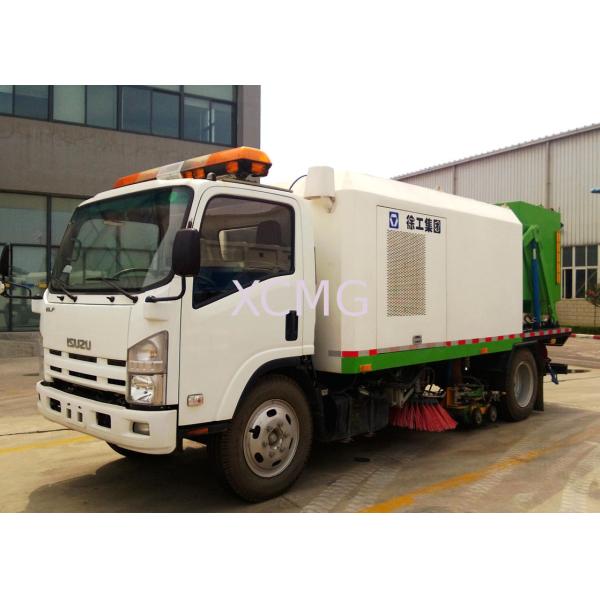 Tunnel And Bridge Washing Road Sweeper Truck 8tons With Washer