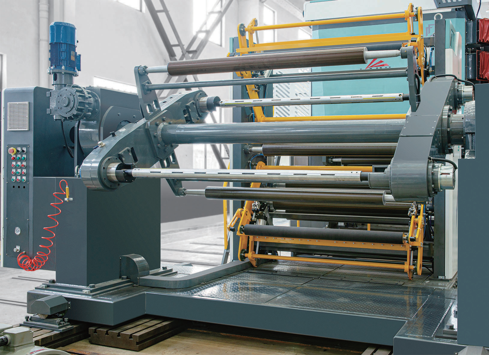 Full Automatic Grid Release Film Extrusion Laminating Machine