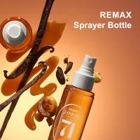 240 ml Botão de plástico transparente laranja liso cilíndrico com espuma branca