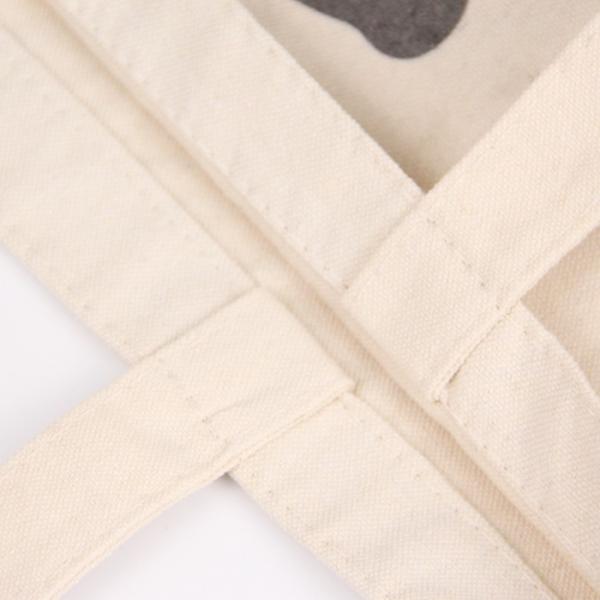 Large Fashion 100% Reusable Cotton Canvas Shopping Bags Heavy Canvas Tote Bag