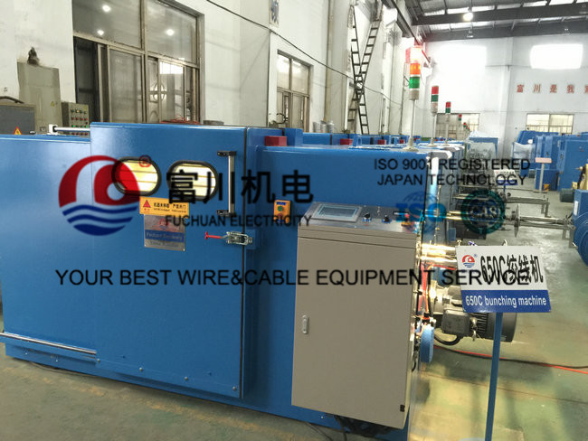 FC-650C Normal Wire Twisting Machine Stranding Section Area 0.3 - 4 mm2 Equipment