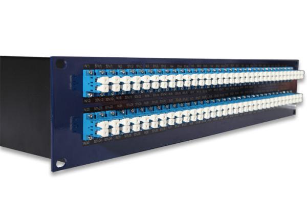 1x32 and 1x64 PLC splitter in 1U & 2U patch panel For CATV Networks