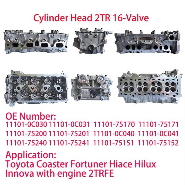 Auto Engine Parts Toyo-ta Hilux 2.4 Cylinder Heads 2002 Toyo-ta Cam-ry 2.4l Cylinder Head TOYO-TA ENGINE 2.4L 2GD Cylinder Heads