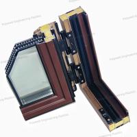 Las puertas deslizantes satinadas de la rotura termal de la ventana de aluminio perfilan alta seguridad