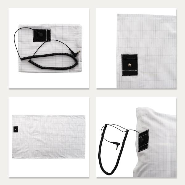 Get a Restful Sleep with Memory Foam Home Pillow and Conductive Grounding Pillowcase