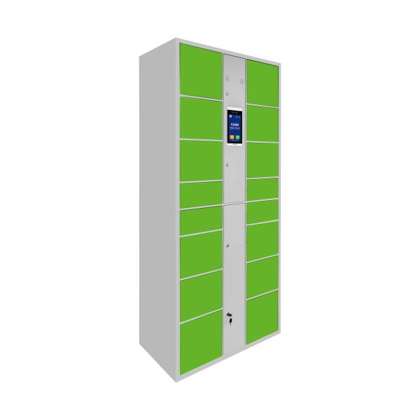 MJK Smart Parcel Locker with Electronic Lock Waterproof 8 Inch LCD Touch Screen for Self Deposit & Pickup Saving Manual Time