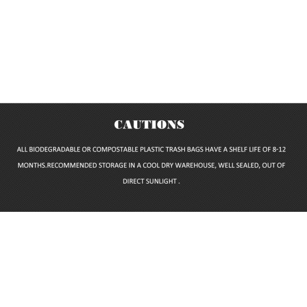 PLA PBAT Материал Структура Тепловое уплотнение 15 микрон Компостируемые мешки для домашних животных для собак и кошек