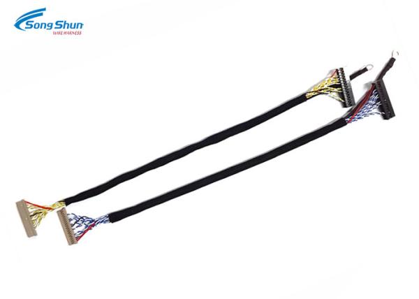 FEP Jacket LVDS Cable Assembly IPC/WHMA-A-620 with 2.0mm 20Pin Connector