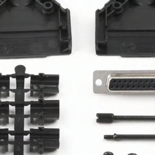 RoHS compliant MH CONNECTORS MHDTPPK25-DB25S-K connector featuring SPCC shell and PBT plastic material