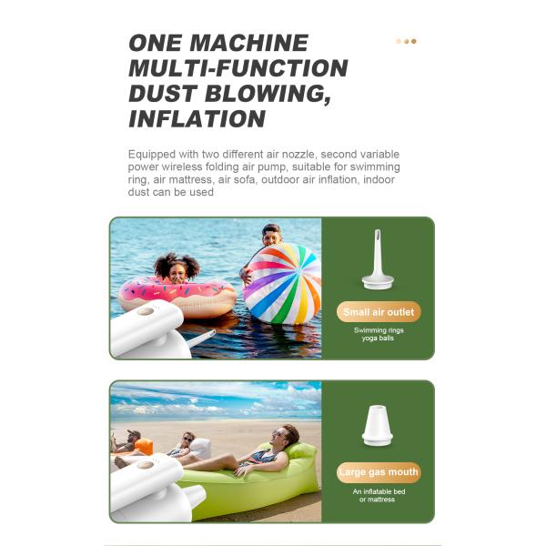 YANTU H13 5800PA 12V Mini Handheld Wet and Dry Portable Vacuum Car Home Wash Cleaner