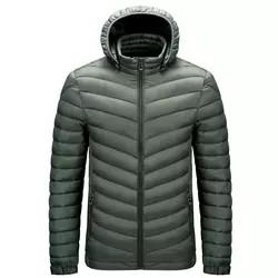 knitted clothin Reversible Goose Down Jacket Mens Puffer Jacket Motorcycle Jacket