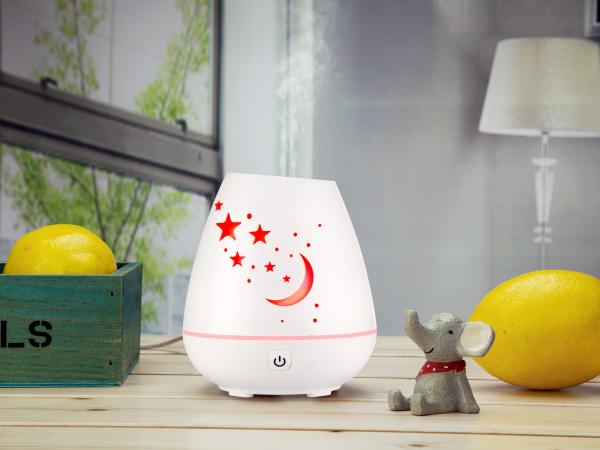 Ultrasonic Cool Mist 70ml Mini USB Air Humidifier Water Drop Shaped