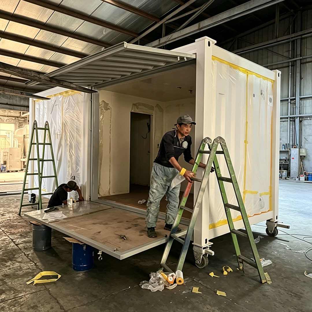 20HC Solar Energy Charging Station Container House Integrated Battery Energy Storage Container Prefab Steel Charging Cabin