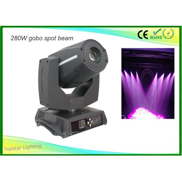 Rgbw Led Moving Head Spot Light , Sharpy Moving Head Light 9 Rotating Pattern