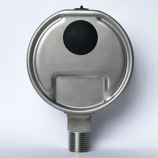 4 1 kg/cm2 Glycerin Fillable Manometer SUS 316 Tube/Socket All Stainless Steel Pressure Gauge