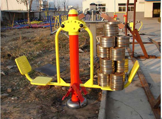 outdoor playground galvanized steel swivel chair-ET-E06