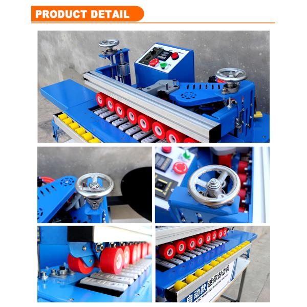Portable PVC Melamine Micro Woodworking Automatic Edge Bander for Hotels Power 1.2kW