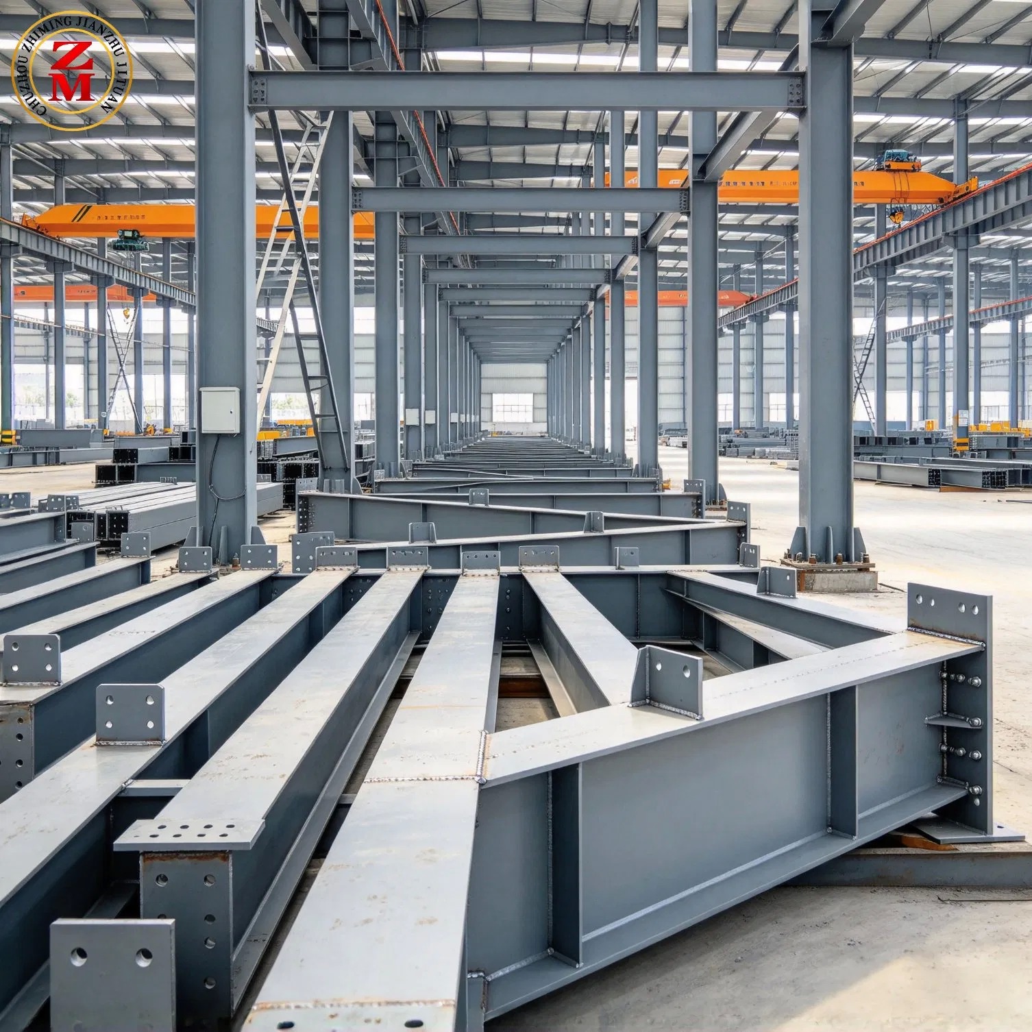 Prefabricated Steel Structure Components for Industrial Workshop