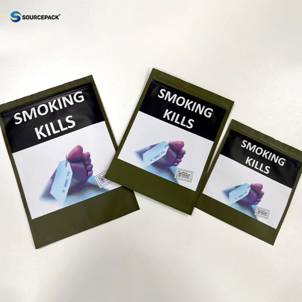 LFGB Compliant Compostable Custom Pouch with 420 Multicolor Printing