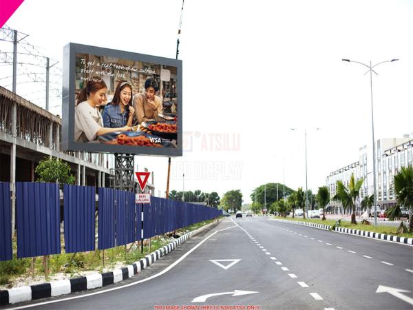 P6.25mm Outdoor LED Digital Advertising Billboard SMD3535 High Brightness LED Screen Display
