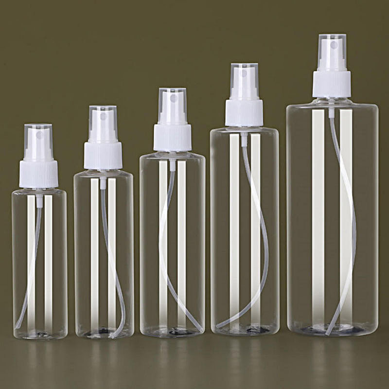 Transparent PET Cosmetic Bottles From 5ml To 1L Neck Standard GCMI GPI Perfect For Serum and shampoo  and shower gel Packaging