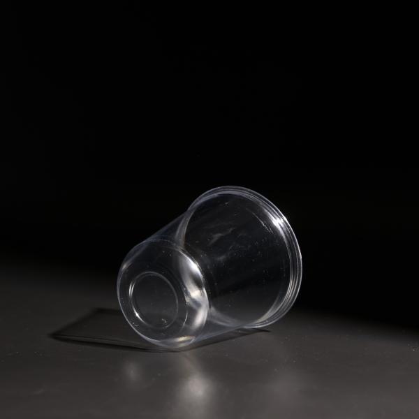 400ml Disposable Clear Plastic PET Cups With Lids For Takeaway Juice