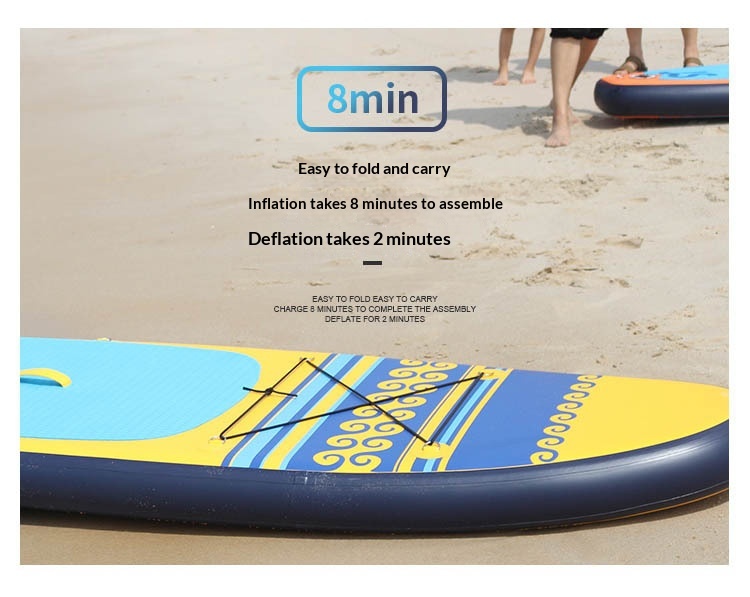 Factory supply Foldable Inflatable PVC Stand-Up Paddleboard (SUP) for Adult Surfing & Kayaking