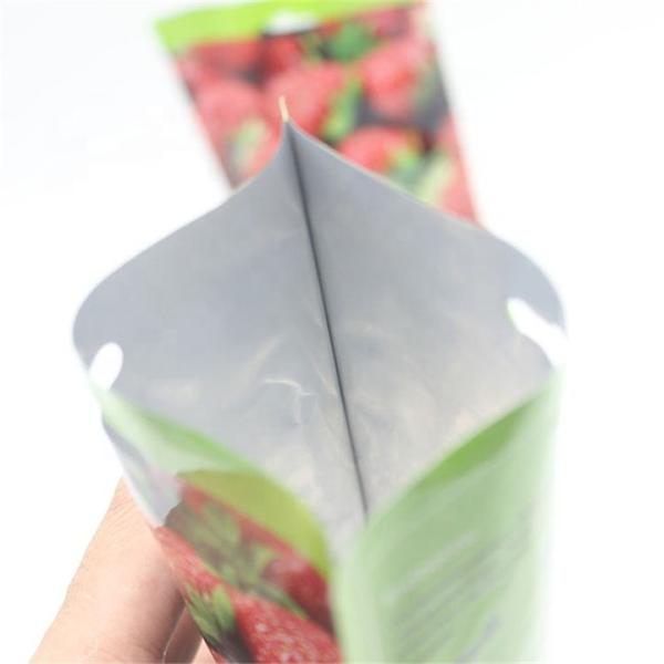 Snacks Mylar Aluminum Foil Bags SGS ziplockk Bag Moisture Proof