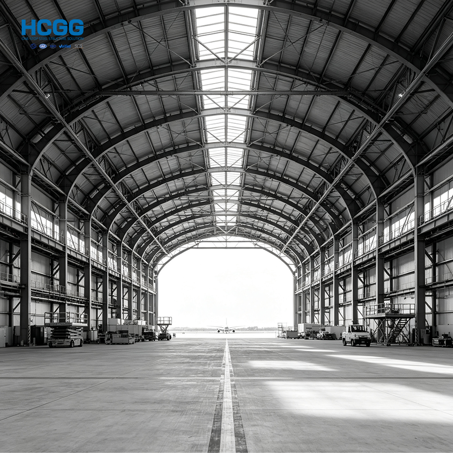 Steel Structure Hangar engineered for fast assembly and future expansion with durable steel frame and large clear span