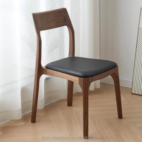 Modern Stacked Wooden Chair for Restaurant Dining Room Furniture Solid Wood Dining Chairs
