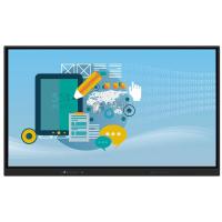 Écran tactile interactif Moniteur de 86 pouces Android 13 4+32G 50 points tactiles Affichage rétroéclairé en carton blanc Pour le bureau scolaire